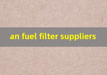 an fuel filter suppliers